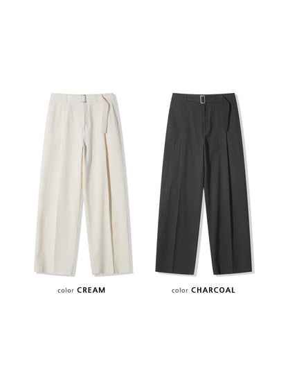Flow Belted Wide Slacks