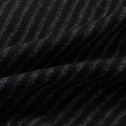 Winter Stripe Two-Tuck Wool Slacks