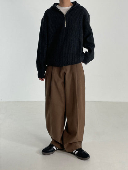 Twill Wide Pants