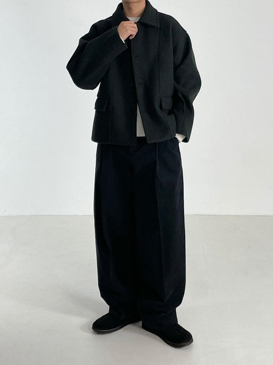 Twill Wide Pants