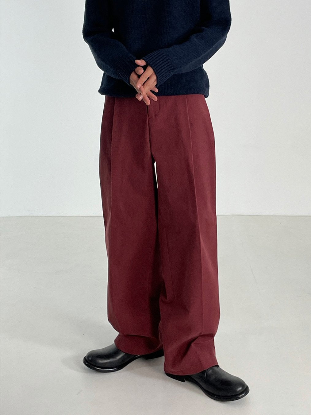 Twill Wide Pants