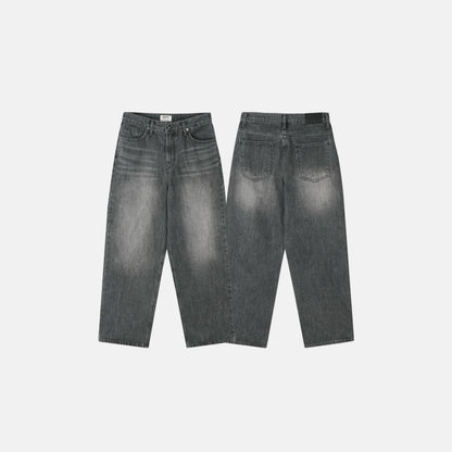 Deep Gray Brushed Denim