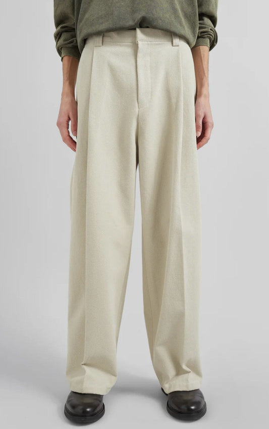 Brushed Twill Tuck Wide Pants